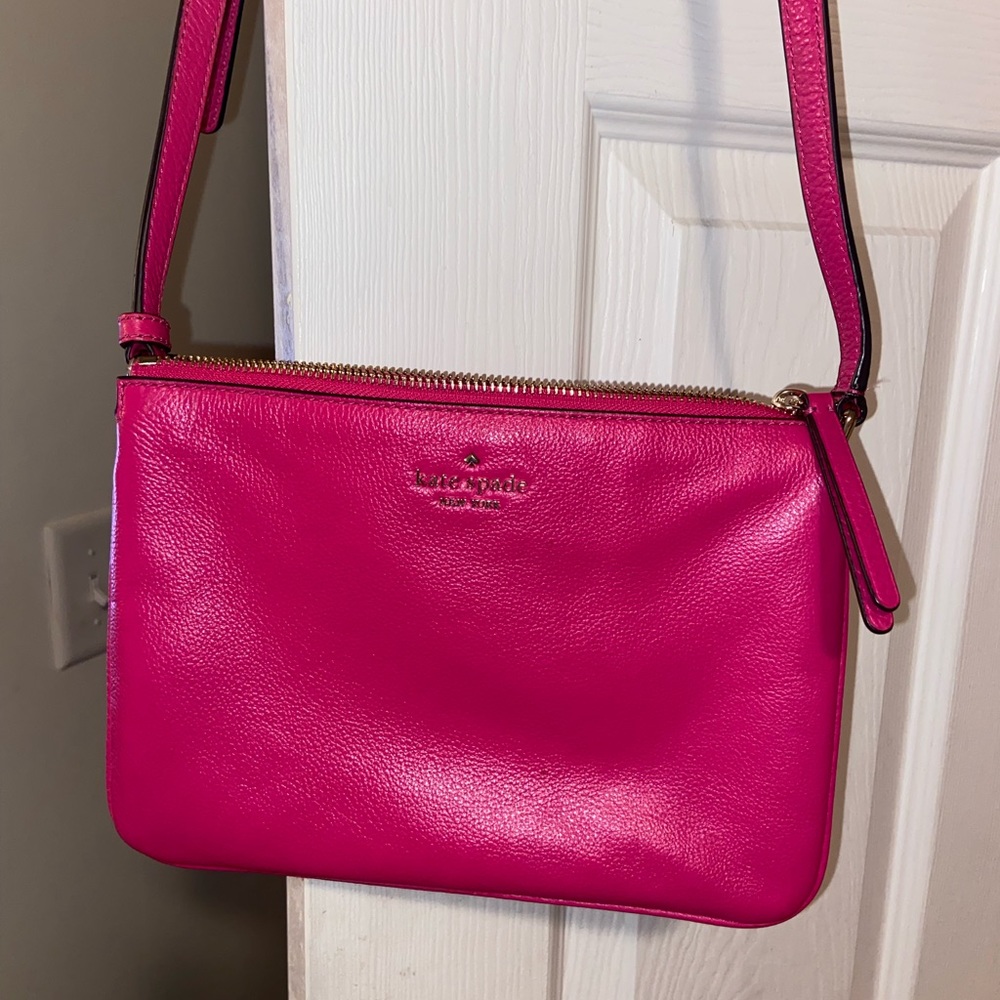 Kate Spade New York hot pink cross body bag